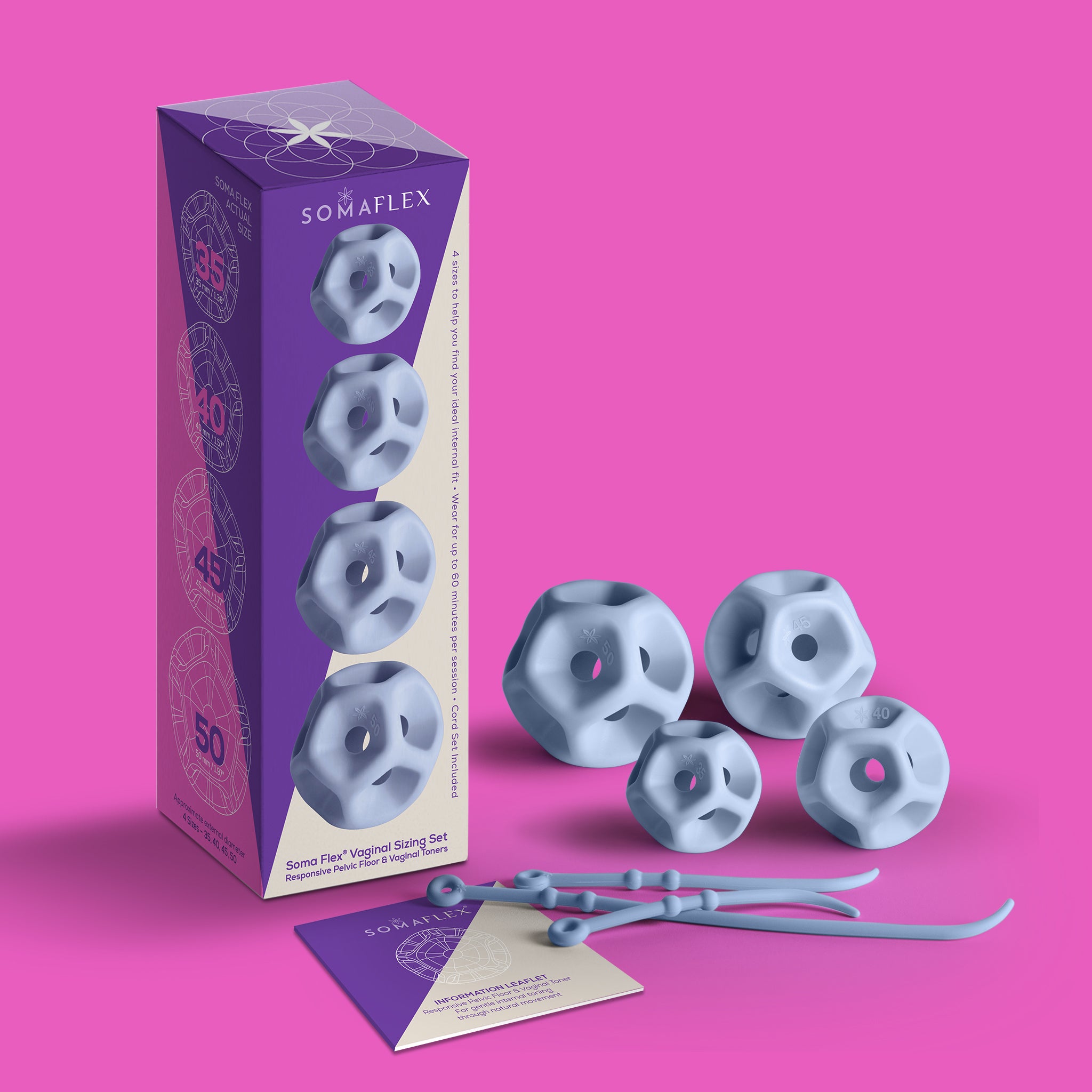 Some Flex Sizing set package shot showing the contents