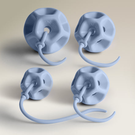 A Soma Flex® sizing set detail shot, removal cords attached