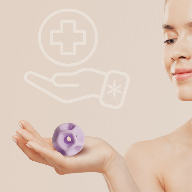 Soma Flex® 40 with a beige background and medical grade silicone symbol.