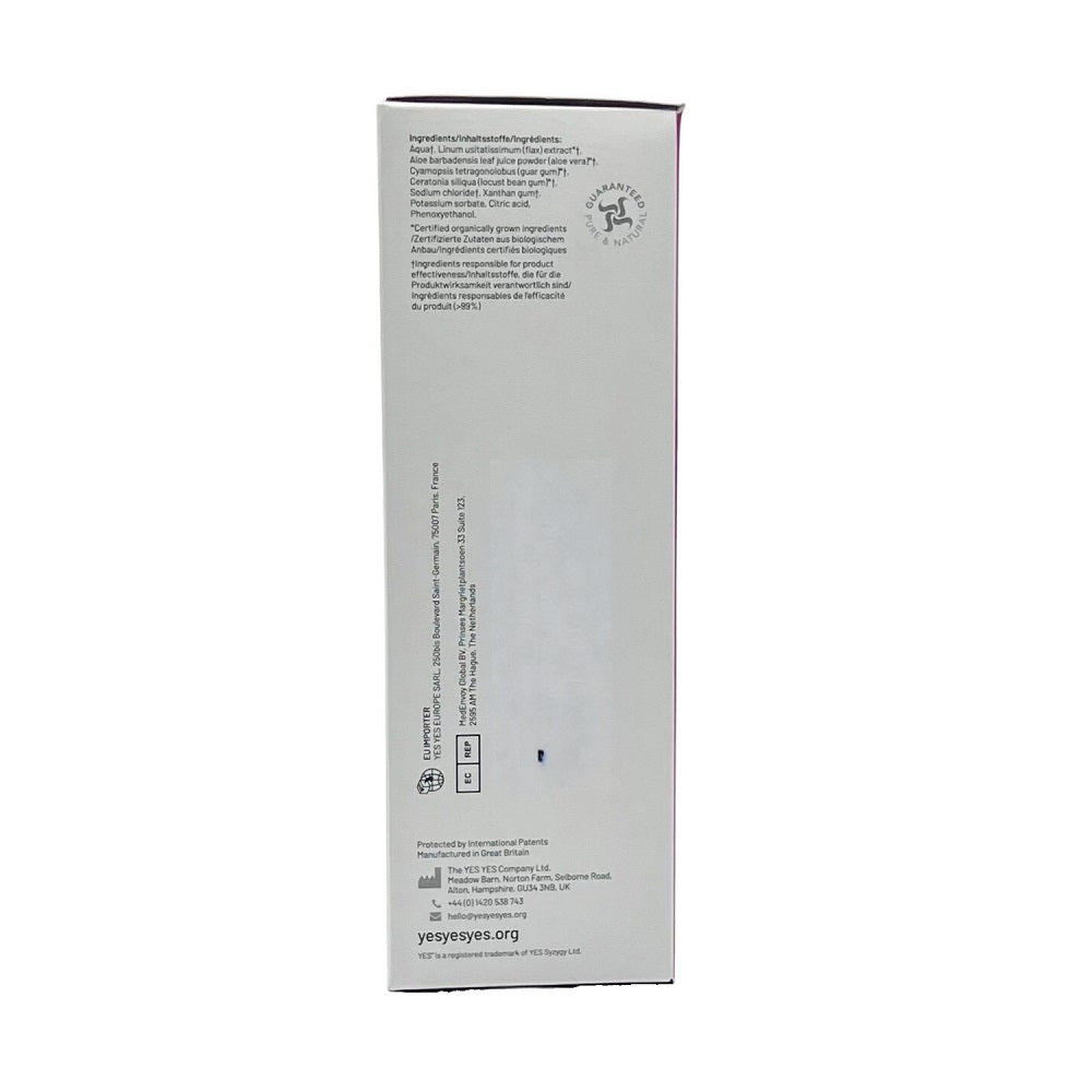 Back view of a skincare product box with text and branding on a white background